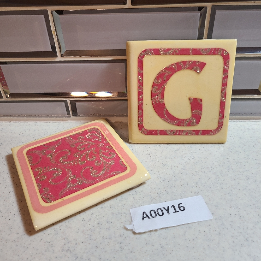 Two coaster like a clay material for sale
